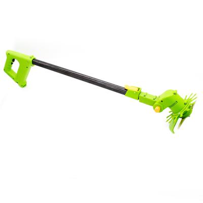 China FEIHU 12v Anti-skid Adjustable Garden Grass Trimmer Automatic Grass Brush Cutter Machine With Plastic Blade for sale