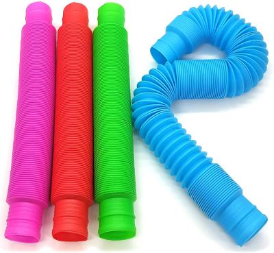 China Plastic Mini Pop Tubes Sensory Fidget Toy for Kids and Adults - Telescopic Bellows Pull Stretch and Shape for Relaxation, Autism for sale