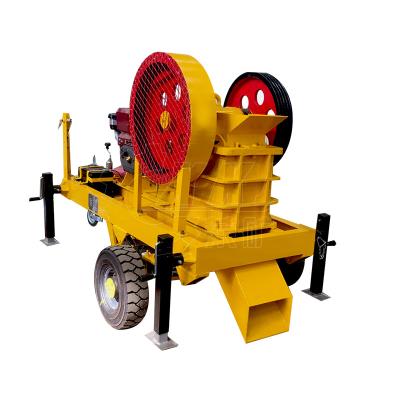 China Rock Crushing Diesel Engine PE150x250 PE 200x300 PE250x400 Small Mobile Jaw Crusher Price for sale