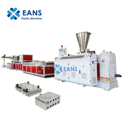 China Fixed Type PVC Wall Sheet Panel Making Machine Extrusion Production Line for sale