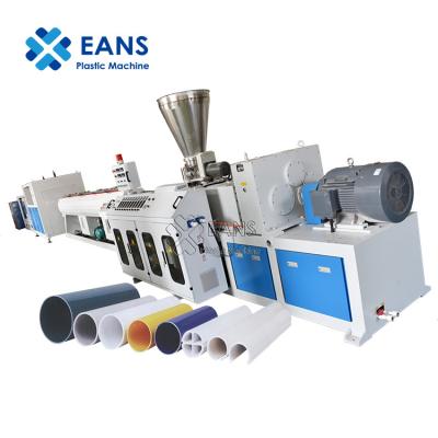 China PVC plastic hollow pipe PIPE tube processing line / extrusion machine for hydroponics for sale