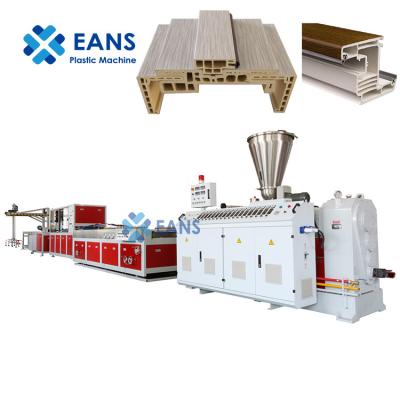 China Hollow Sheet UPVC WPC PVC Door Panel Making Extruding Machine for sale