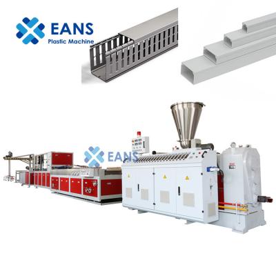 China Plastic Electric Slotted PIPE PVC Panel Trunking Machine / Wiring Conduit Production Line for sale