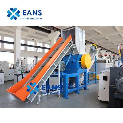 China Factory PP PE Film Waste Plastic Mulch Woven Bag Recycling Machine Line for sale