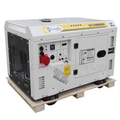 China 12kw 12kva 15 KVA Three Phase Electric Generator Set Single Phase 10 KVA 20kw 25kva Used Diesel Generator Set For Sale LF11000DSE/T for sale