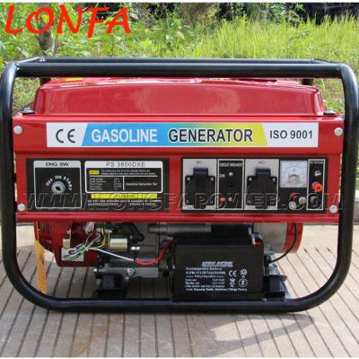 China 2kw home use high quality portable kerosene generator with electric start PS3700DX-C for sale