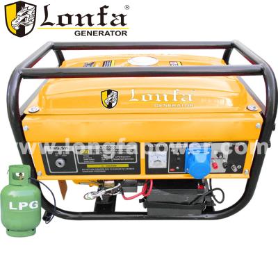 China 2kw 168f-1 6.5hp LPG Generator Price Stable Gas Generator (AD3600-B) AD3600-B (LPG GENERATOR) for sale