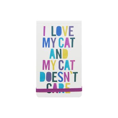 China Promotion/Gift Children/Notepad/Organizer/Planner Lists Custom Logo Notebook Small Tiny Kids Cat Animal Notebook Notebook for sale