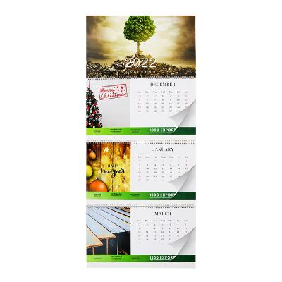 China Custom Calendar Style 2022 Calendar January to December Monthly Wall Mounted Simple Large for sale