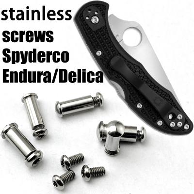 China Custom Stainless Screw For Spyderco Delica&Endura Knife Handle Screw Folding Knife Parts Make Delica& Endura for sale