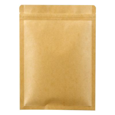 China Recycled Materials Custom For Food Grade Kraft Paper Bag Recycled Brown Paper Bag With Logo Printed Kraft Paper Bag for sale