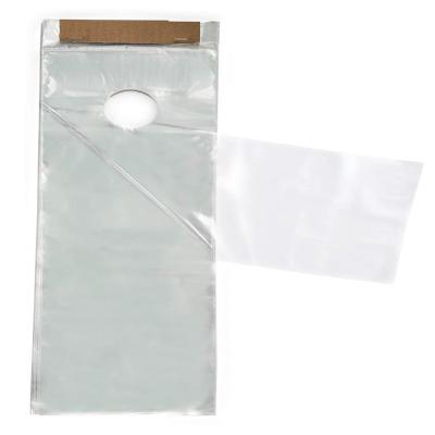 China Chepaer Eco Friendly Recyclable Price Newspaper Bag Clear Plastic Door Hanger Bags For Door Knob for sale