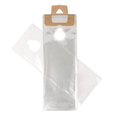 China OEM Recyclable Custom Eco Friendly Clear Plastic Door Hanger Bags For Door Knob for sale