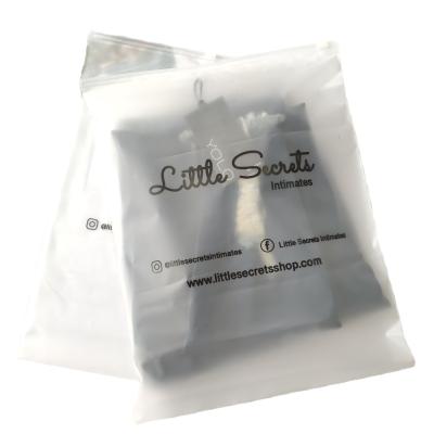 China Disposable Packaging Plastic Bags 100% Biodegradable Swimwear Clothes Plastic Bag Zipper Bag for sale