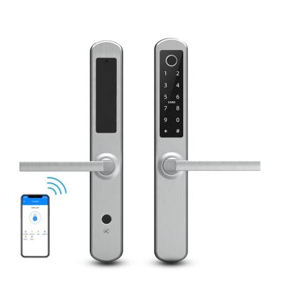 China Best Selling Smart House Cylinder Door Handle Lock Split Locks For Interior Electric Panel Security Sliding Door Lock Smart Keyless for sale