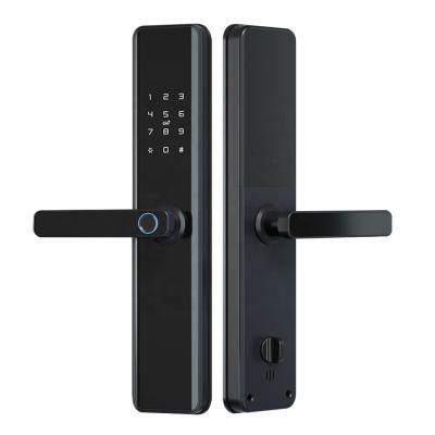 China Electronic House Password RFID Card APP Key Open Security TTLOCK Cerradura Digital Tuya Smart Door Lock for sale