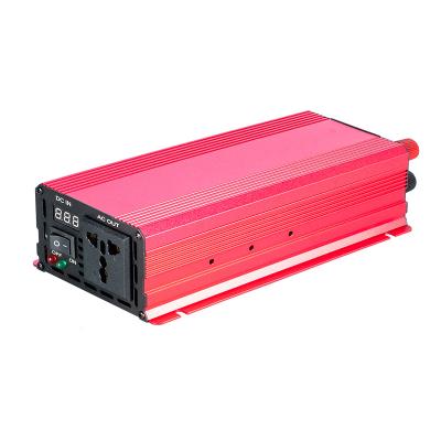 China Aluminum-magnesium alloy shell pure sine wave power inverter 12V 24V 48V to 110V 220V DC to AC solar inverter for sale