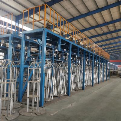 China Building Material Stores Iron Wire Rope Low Carbon Steel Hot Dip Welded Electro Coating Galvanized Wire Production Line for sale