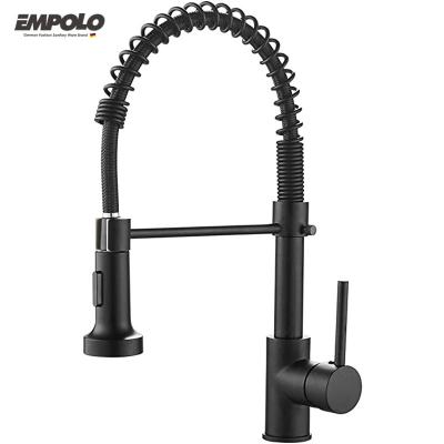 China Pull Out Spray European Style Economical Kitchen Pull Out Faucets One Handle Sink Mixer Tap Pull Down Tall Sprayer Kitchen Faucet Solid Brass Faucet for sale