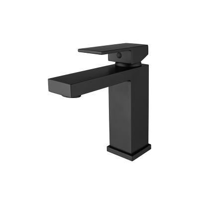 China Modern Multiple Authoritative Certifications Faucet Bathroom Filter Faucet Black Copper Faucet for sale