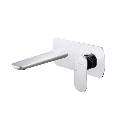 China Modern Newcomer In Wall Mount Bathroom Sink Mixer Tub Brass Bathtub Wall Faucet for sale