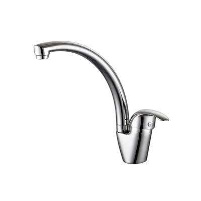 China Top Quality Modern Chrome Plated Sink Mixer Tap Copper Single Handle Pull Out Kitchen Faucet for sale