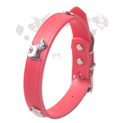 China Personalized Hot-selling Collars Dog Supplies PU Dog Pattern Pet Collar Accessories Pet Supplies Dogs for sale