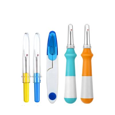 China 3Pcs Thread Cutter Sewing Ripper Embroidery Thread Remover Silicone Handle Stitch Ripper Sewing Tools Chat U Cutter Scissor Sewing Accessories for sale