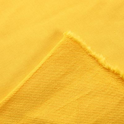 China Shrink-Resistant 100% Cotton 10 colours instock 305gsm imitation linen knitted cotton french terry fabric for hoodie and apparel for sale