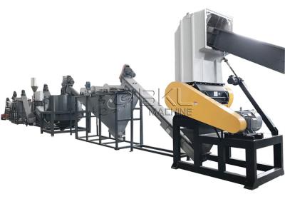 China 500KG/H Plastic Pet Bottle Recycling Machine Pelletizing 150kw Washing for sale