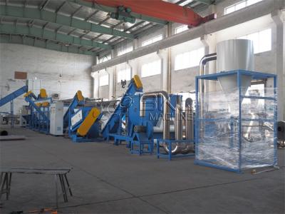 Cina Sistema di plastica 500kg/H - 600kg/H di lavaggio del film del pe del residuo pp in vendita