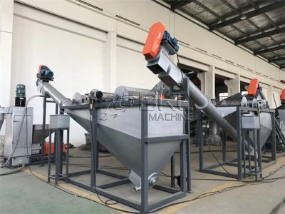 China PET 8m Plastic Recycling Washing Line 5.5kw Sink Float Plastic Separation for sale