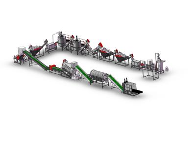 China Plastikflasche, die Haustier-Flaschenreinigungs-Linie 800kg/H aufbereitet zu verkaufen