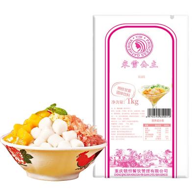 China Mango-coconut ice snow dry powder 1 kilogram Chinese popular ice snow base powder drinks snack for sale