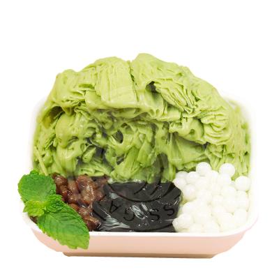 China Direct Ice Powder 1kg Matcha Ice Cream Factory Matcha Ice Cream Shaved Shaved Fruity Shaved Powder for sale