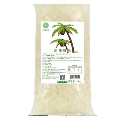 China Nata Coconut Superior Coconut Pudding Freeze 1kg Cube Aromatic Raw Material Mix For TAIWAN Milk Tea Pudding Dessert Soft Drink for sale