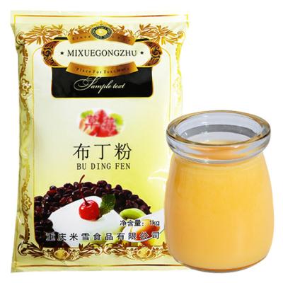 China Transport-Big Free Mango Jelly Pudding Powder 1 Kg Raw Materious For Dessert Milk Eggs Taro Fruit Flavord Budding Powder for sale