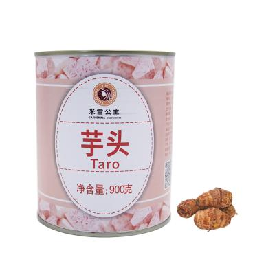 China 900g canned canned taro canned grain vegetable canned ready-to-eat instant food for milk tea bread dessert for sale