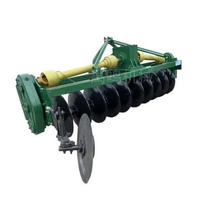 China Cultivate 1LYQ-922 driving rear hanging disc plow tractor paddy field special farmland loosening soil disc plow for sale