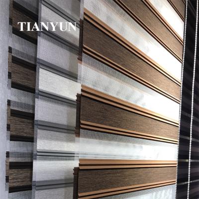 China 100% Customized Blackout Window Door Polyester Roller Zebra Blinds Window Curtain for sale