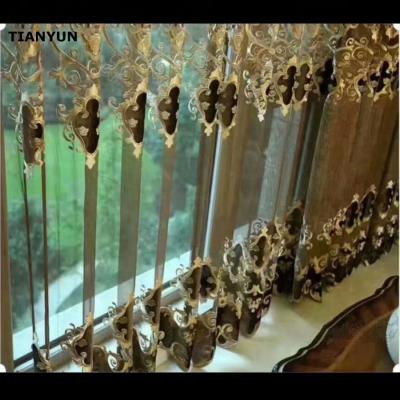 China Sheer embroidery European and American style velvet curtain promotion with free shipping for sale