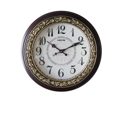 China Antique Style Silent Non Tick Wall Clock for Living Room Kitchen Bathroom Bedroom Wall Clock B8315MP for sale