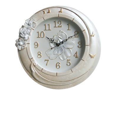 China European Europe butterflies and flowers style is the best gift romantic wall clock home decoration H470 for sale