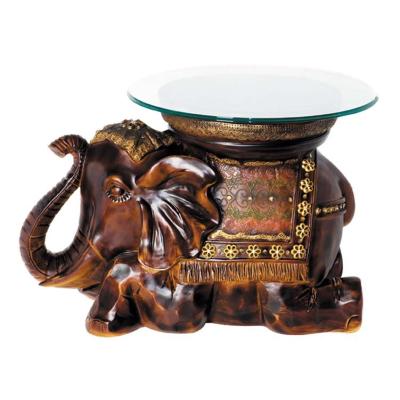 China Elegant animal glass coffee table ware tea coffee table design G065M for sale