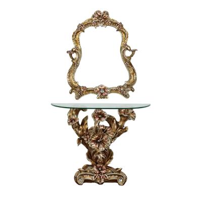 China Highly detailed 1206H console table and mirror trim set for sale