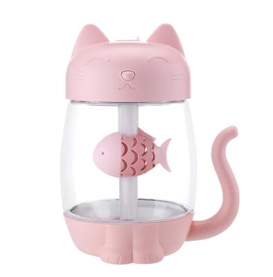 China Hot Selling Mini Cute Cat Multifunction Air Humidifier Bedroom/Desk/Home/Amazon Car for Home Office Office for sale