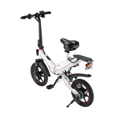 China Electric Aluminum Alloy Dokma Lithium Battery Off Road Bicycle Folding Bike Electric Bicycle 48V With Seat for sale