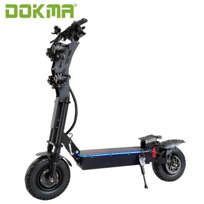 China Unisex Dokma Moped Hot Sale Electric Foldable Electric Scooter 8000W 72V Fast High Speed for sale