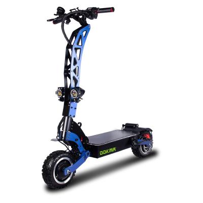 China Dokma Motor 72V 7000W Unisex Electric Scooter Hot Selling Double Frame Electric Scooter With Lithium Battery For Adult for sale