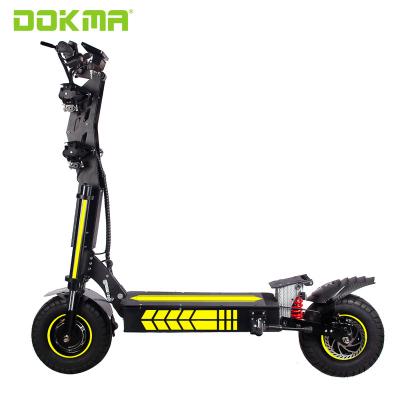 China Dokma Electric Scooter Frame 8000W 72V Unisex Electric Scooter With Lithium Battery Fast High Speed for sale